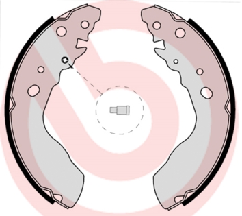 Set saboti frana S 79 522 BREMBO