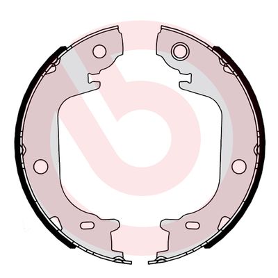 Set saboti frana, frana de mana S 83 565 BREMBO