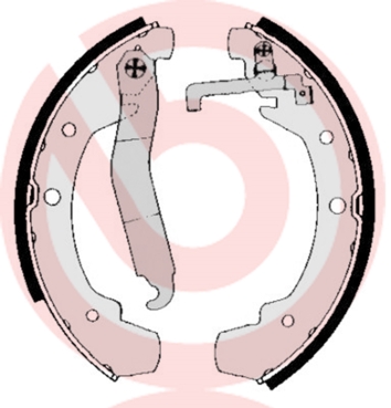 Set saboti frana S 85 531 BREMBO