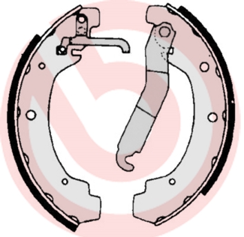 Set saboti frana S 85 534 BREMBO