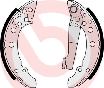 Set saboti frana S 85 535 BREMBO