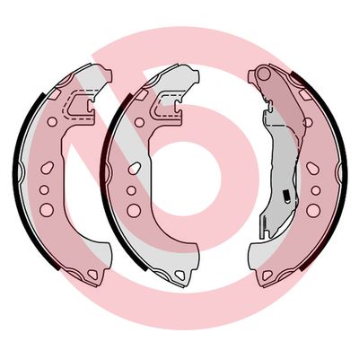 Set saboti frana S 85 543 BREMBO