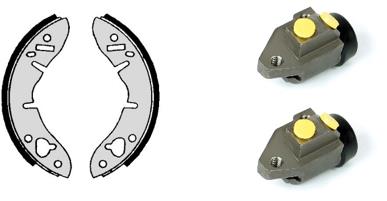 Set saboti frana H 61 005 BREMBO