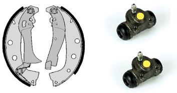Set saboti frana H 61 013 BREMBO