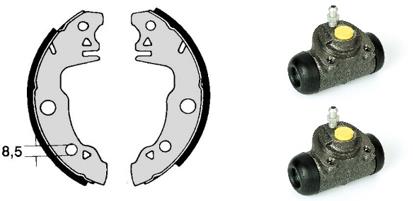 Set saboti frana H 61 022 BREMBO