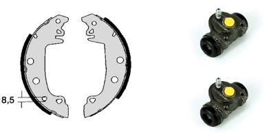 Set saboti frana H 61 033 BREMBO