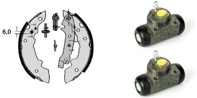 Set saboti frana H 68 008 BREMBO