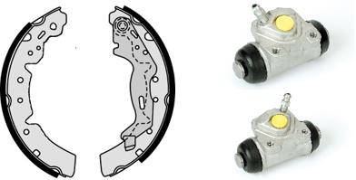 Set saboti frana H 83 017 BREMBO