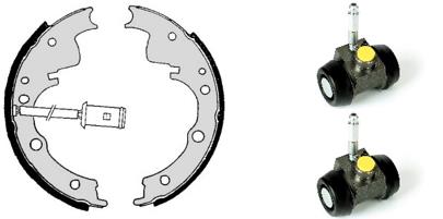 Set saboti frana H A6 005 BREMBO