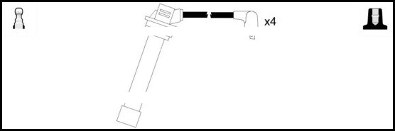 Set cablaj aprinder HOES1386 LEMARK