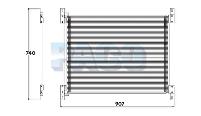 Condensator, climatizare PL3461 PACO