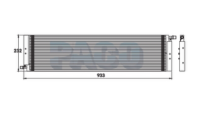Condensator, climatizare PL3515 PACO