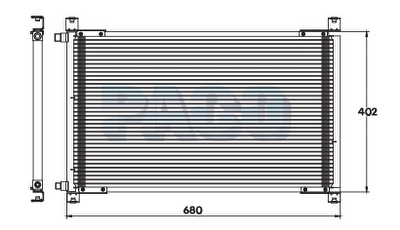 Condensator, climatizare PL3521 PACO