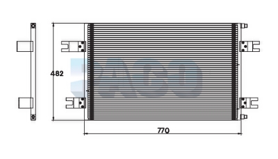 Condensator, climatizare PL3526 PACO