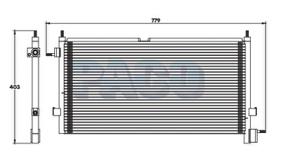 Condensator, climatizare PL3760 PACO