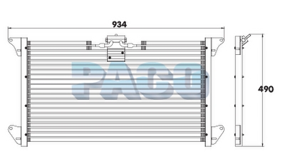 Condensator, climatizare CL3797 PACO