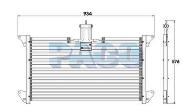 Condensator, climatizare CL3798 PACO