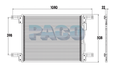 Condensator, climatizare PL5023 PACO