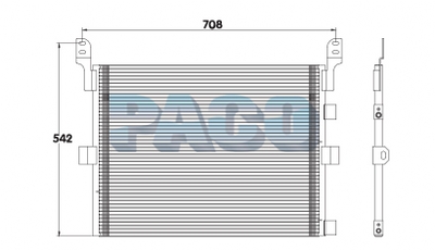 Condensator, climatizare PL5275 PACO