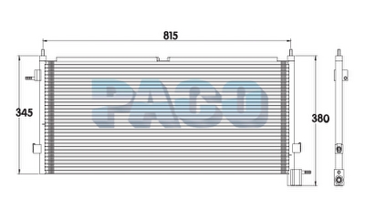 Condensator, climatizare PL5300 PACO