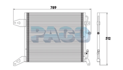 Condensator, climatizare PL5342 PACO
