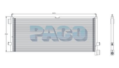 Condensator, climatizare PL5390 PACO