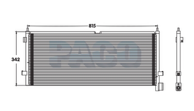 Condensator, climatizare PL5391 PACO