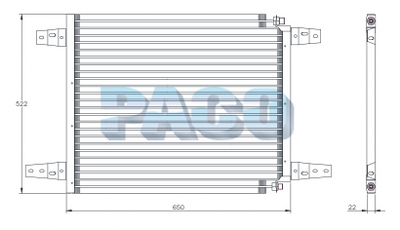 Condensator, climatizare CL5392 PACO