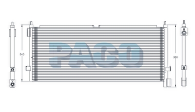 Condensator, climatizare PL5465 PACO