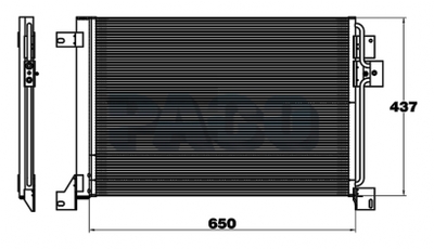 Condensator, climatizare 5P5927 PACO