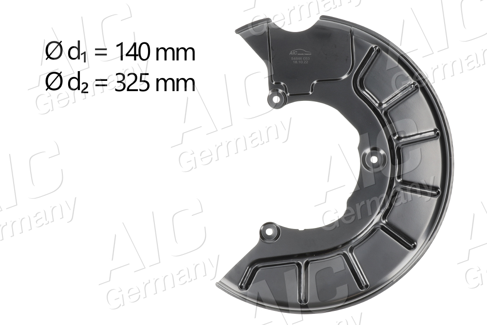 Protectie stropire,disc frana 54846 AIC