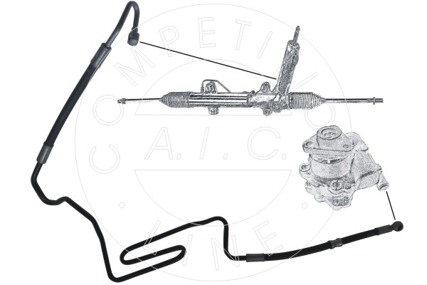 Furtun hidraulic, sistem de directie 54953 AIC