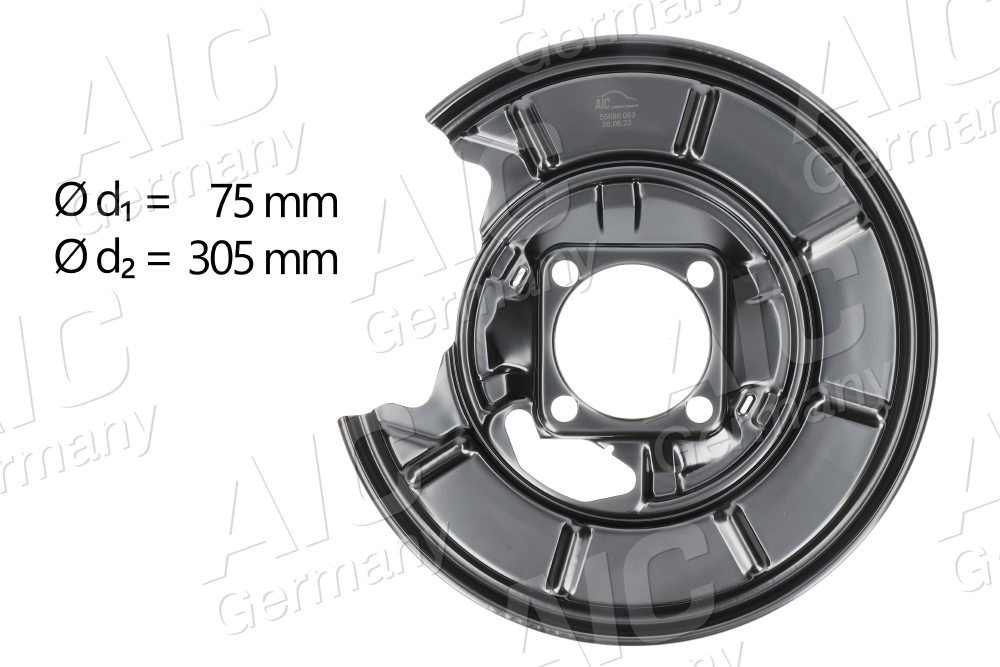 Protectie stropire,disc frana 55686 AIC