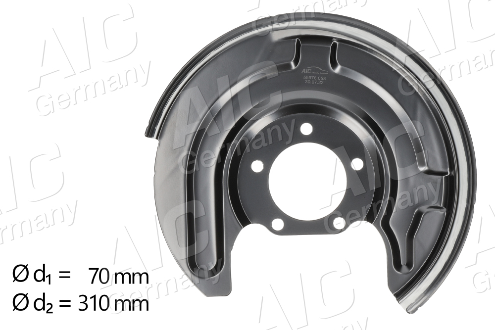 Protectie stropire,disc frana 55976 AIC