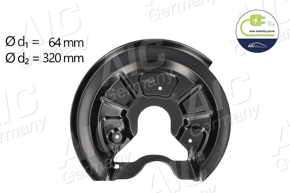protectie stropire,disc frana 56163 AIC