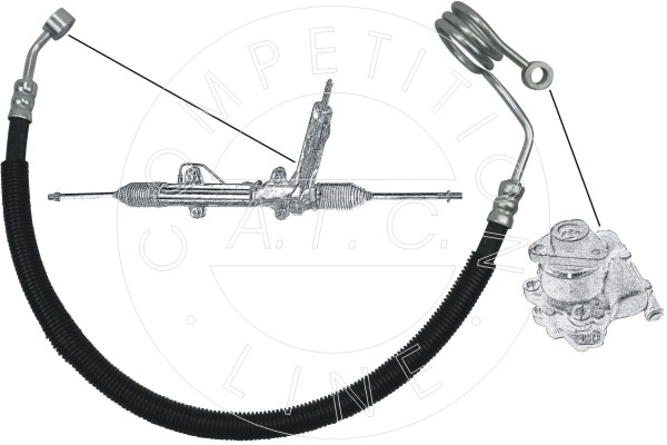 Furtun hidraulic, sistem de directie 57670 AIC