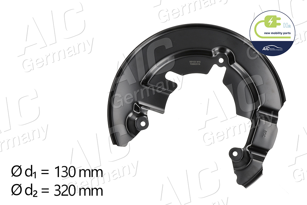 protectie stropire,disc frana 58103 AIC