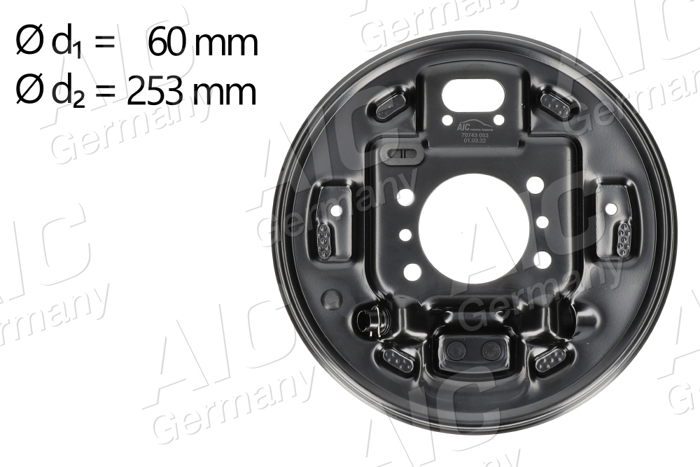 capac,tambur de frana 70743 AIC