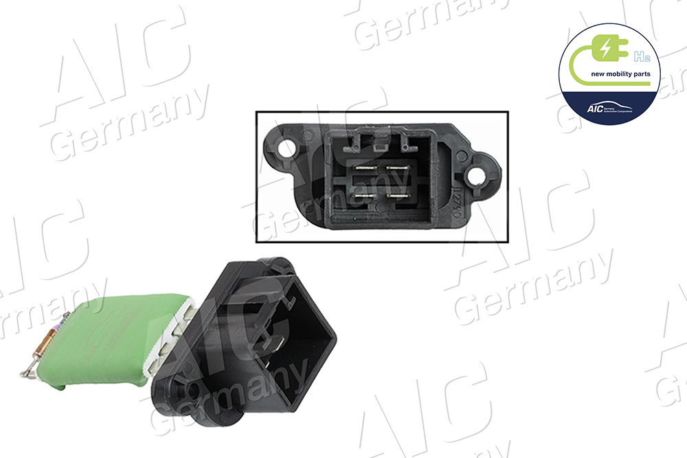 Rezistor, ventilator habitaclu 71461 AIC