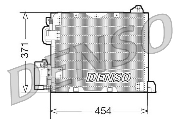 Condensator, climatizare DCN20006 DENSO