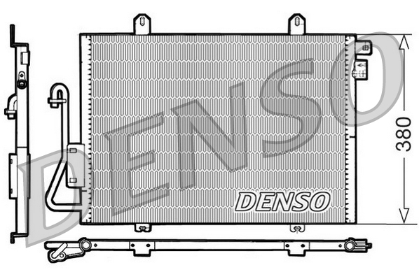 Condensator, climatizare DCN23006 DENSO