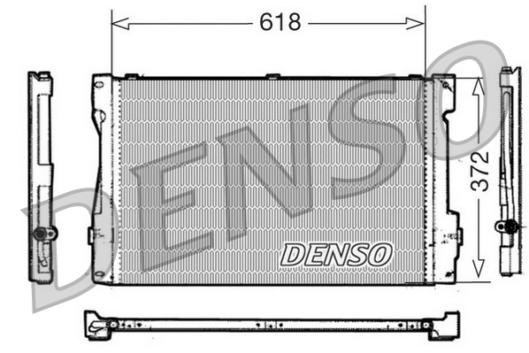 Condensator, climatizare DCN33006 DENSO