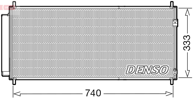Condensator, climatizare DCN40030 DENSO