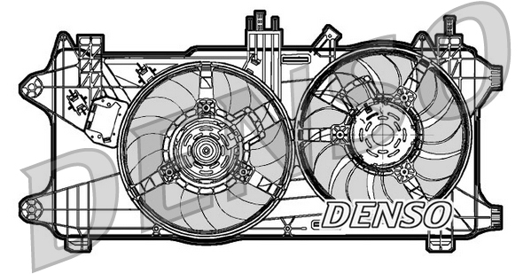 Ventilator, radiator DER09027 DENSO