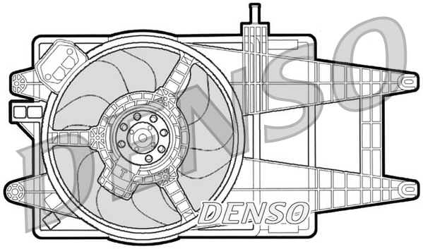 Ventilator, radiator DER09042 DENSO