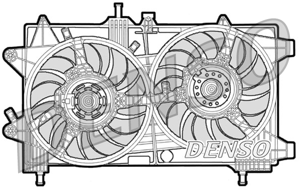 Ventilator, radiator DER09043 DENSO