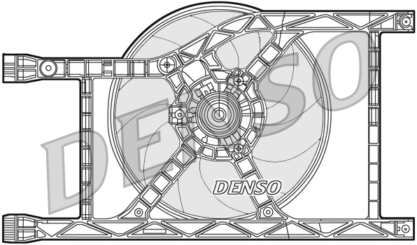 Ventilator, radiator DER09045 DENSO