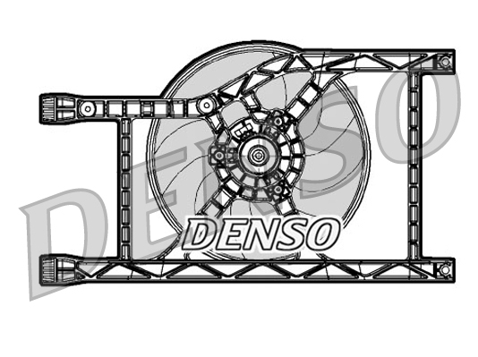 Ventilator, radiator DER09047 DENSO