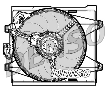 Ventilator, radiator DER09048 DENSO