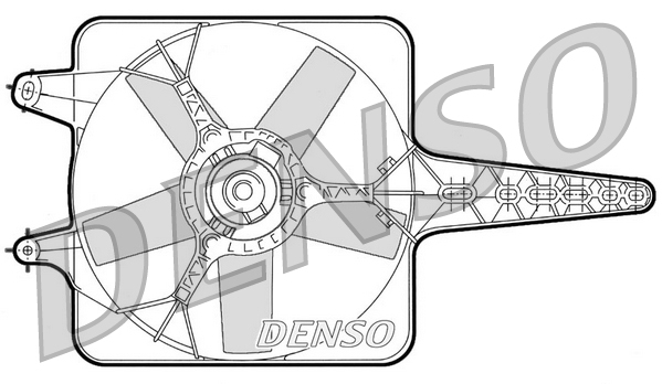Ventilator, radiator DER09071 DENSO